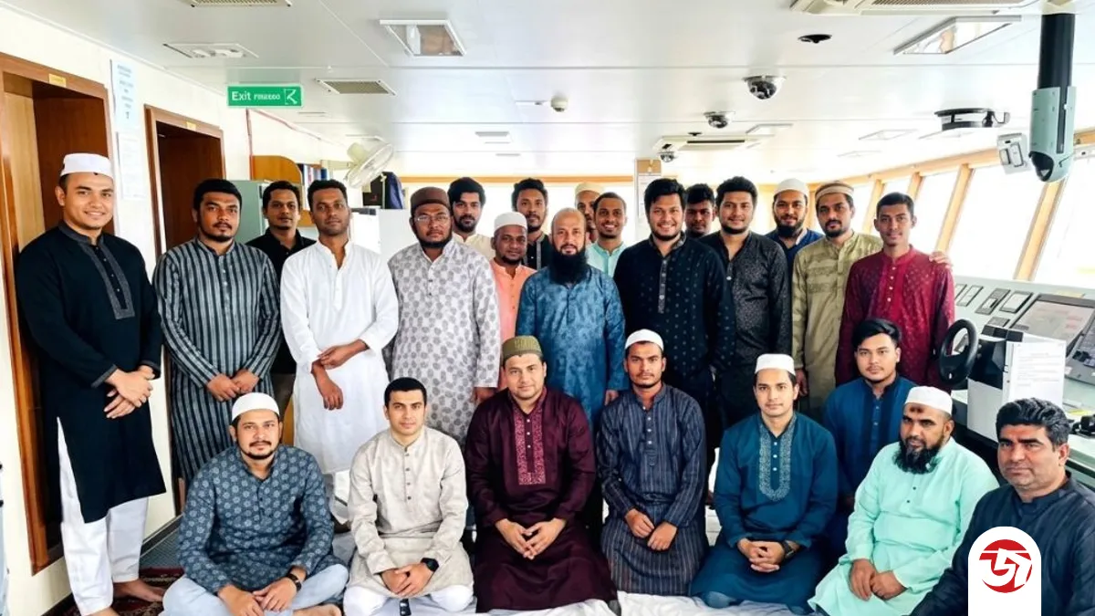 পরিবার থেকে দূরে, জাহাজেই ঈদ কাটালেন ৩১ বাংলাদেশি নাবিক