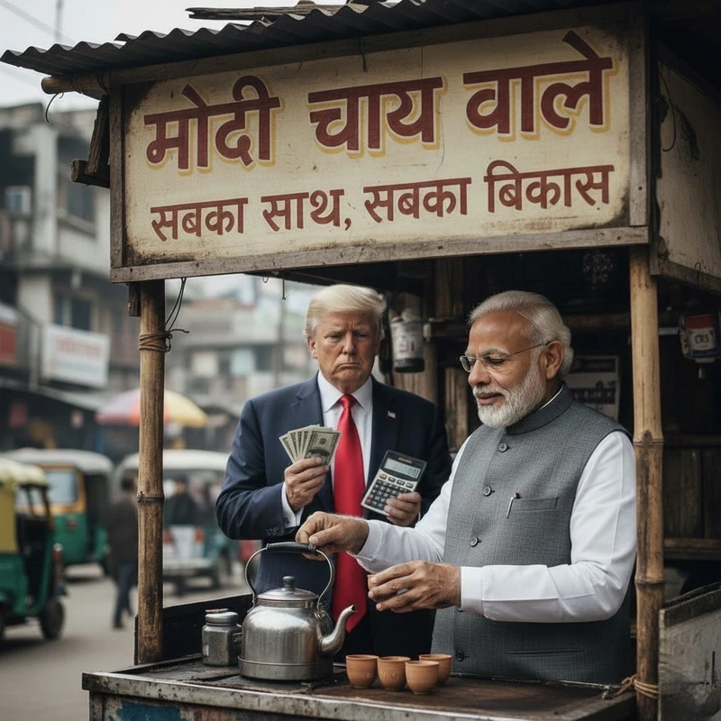 চা বিক্রেতার উপর ট্রাম্পের ৫০০% শুল্ক আরোপ!