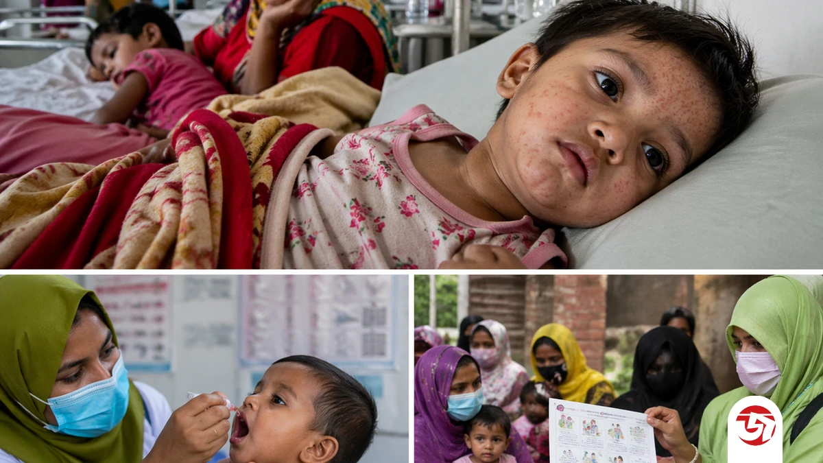 হাম ও উপসর্গে আরও ৭ শিশুর মৃত্যু, দেড় মাসে প্রাণ গেল ২৪০ শিশুর