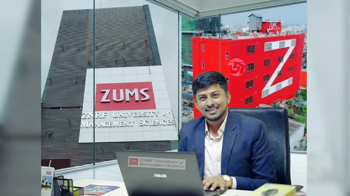 জেডএনআরএফ ইউনিভার্সিটিতে সহকারী পরিচালক হিসেবে যোগদান করলেন মোশারফ আদনান