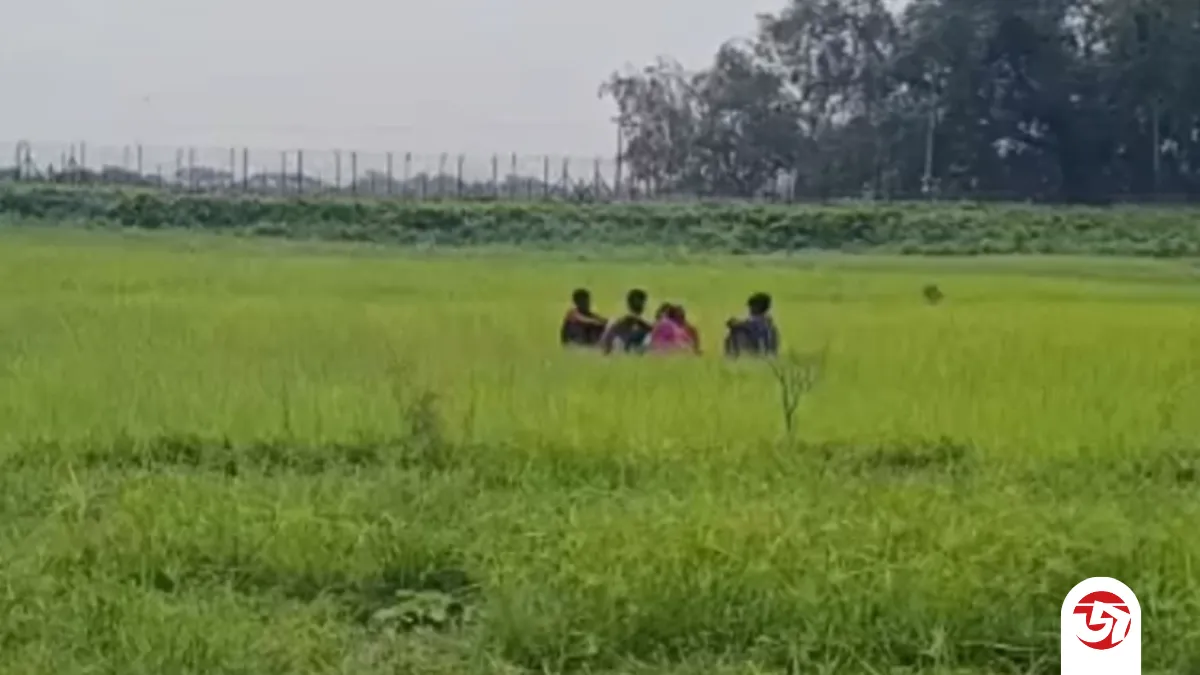 রৌমারী সীমান্তে নারী-শিশুসহ ৯ জনকে পুশইনের চেষ্টা, সতর্ক অবস্থানে বিজিবি
