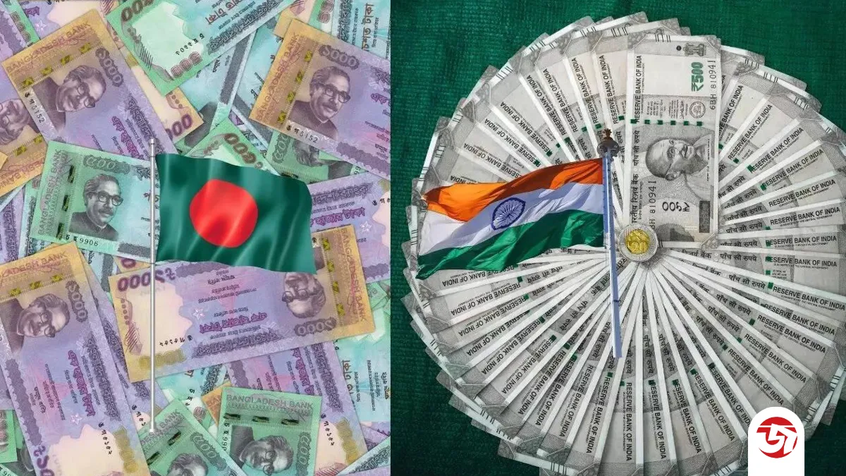 রুপির বিপরীতে ১০ বছরে সর্বোচ্চ দামে বাংলাদেশি টাকা