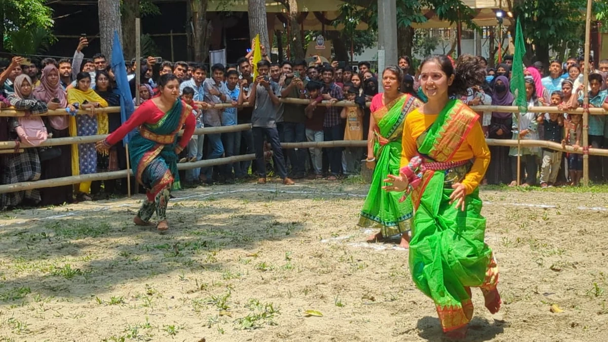 চট্টগ্রাম বিশ্ববিদ্যালয়ে বর্ণিল পহেলা বৈশাখ - শোভাযাত্রা, বউচি-বলী খেলা থেকে সাংস্কৃতিক আয়োজনে মুখর ক্যাম্পাস
