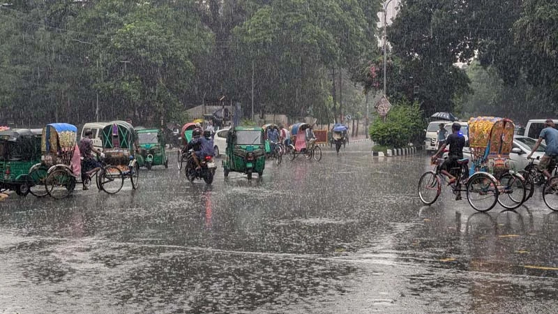 আজ ঢাকাসহ পাঁচ বিভাগে বজ্রবৃষ্টির আভাস