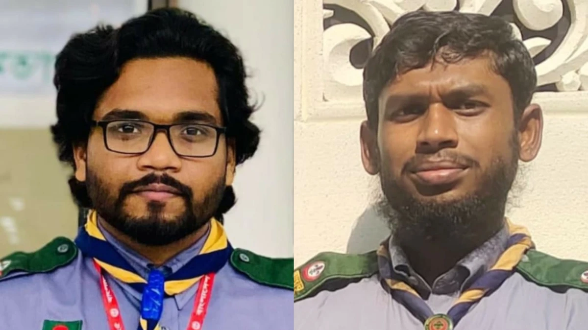 ইবি রোভার স্কাউট গ্রুপ ইউনিট কাউন্সিলের নেতৃত্বে সাঈম, সাজ্জাদ