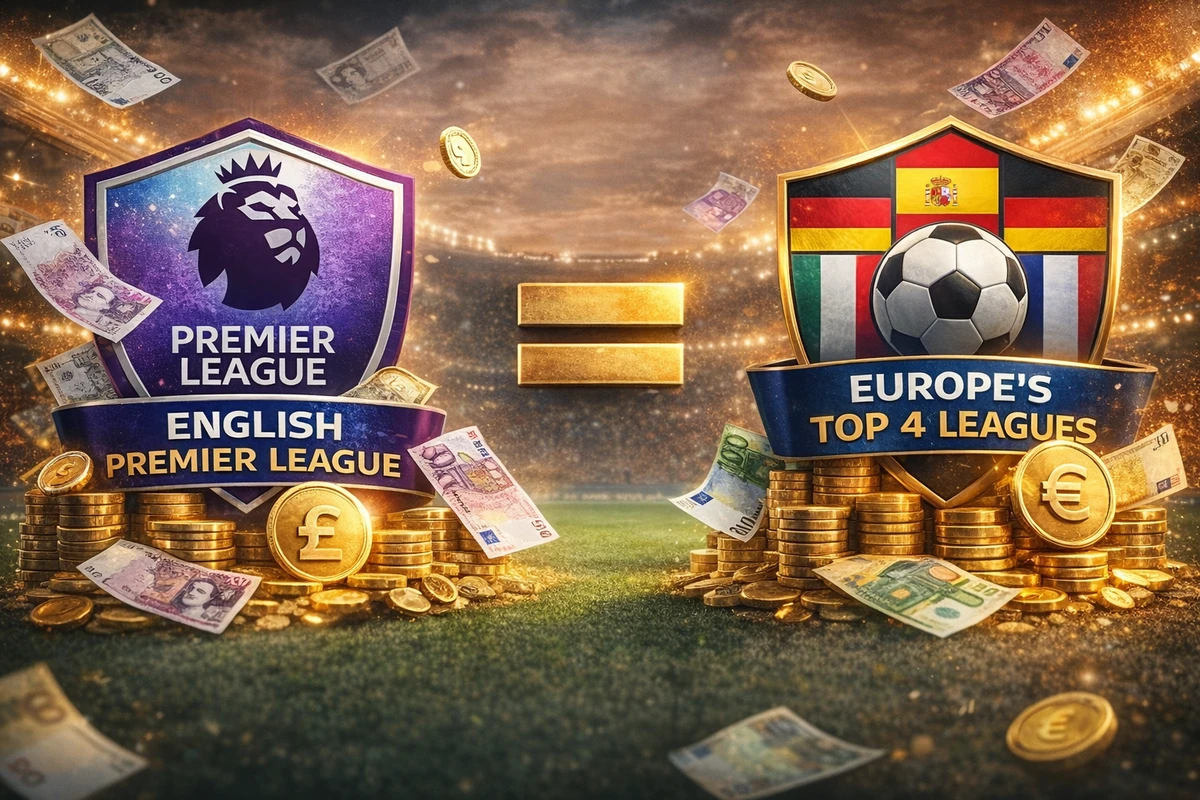 ইংলিশ লিগের আয় একাই ইউরোপের চার শীর্ষ লিগের সম্মিলিত আয়ের প্রায় সমান!