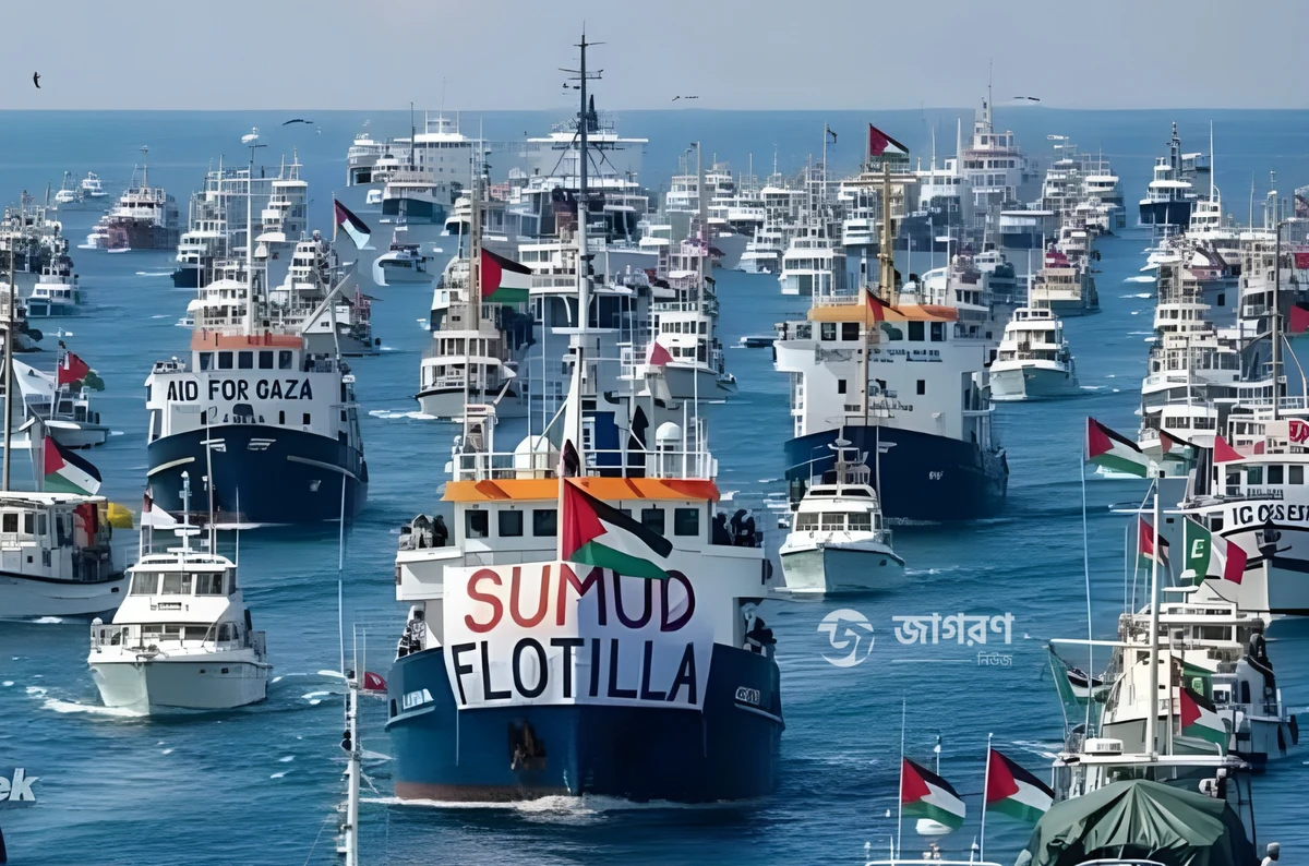 এক হাজার কর্মী নিয়ে আবার গাজা যাবে 'গ্লোবাল সুমুদ ফ্লোটিলা’