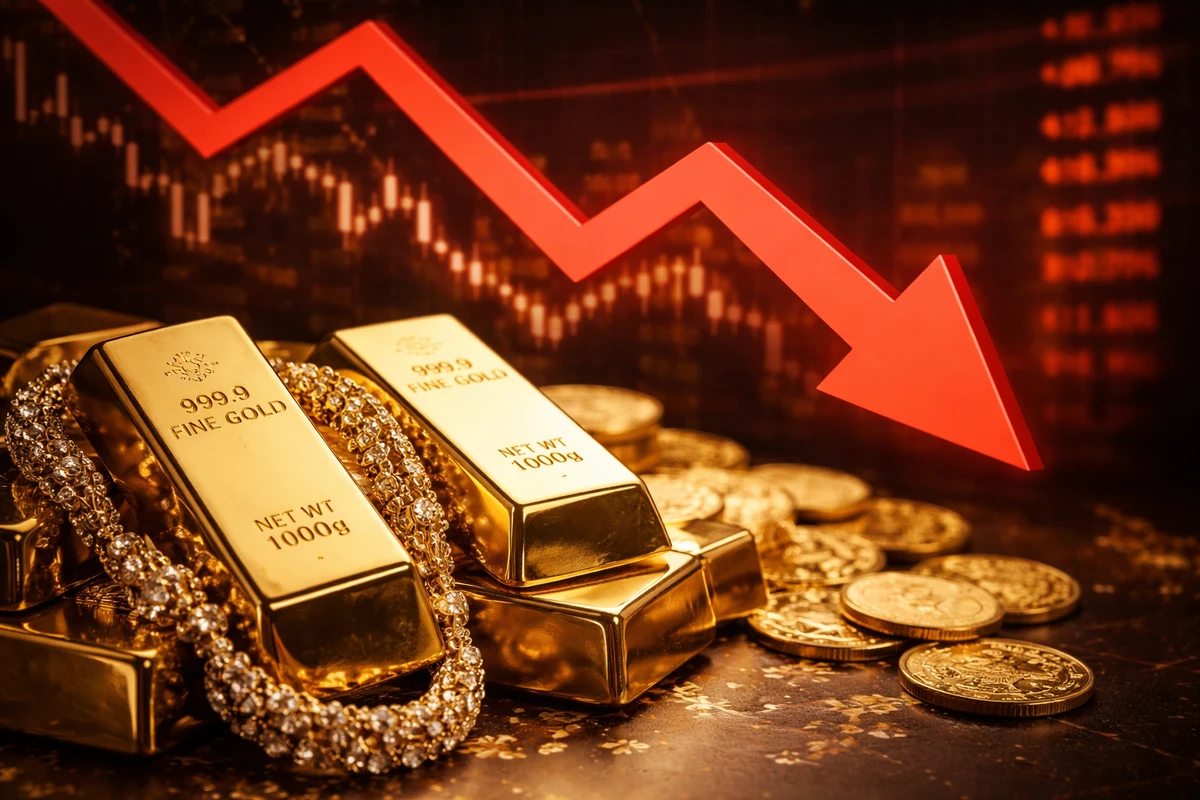 বিশ্ববাজারে স্বর্ণের বড় পতন, বাংলাদেশে কী অবস্থা?