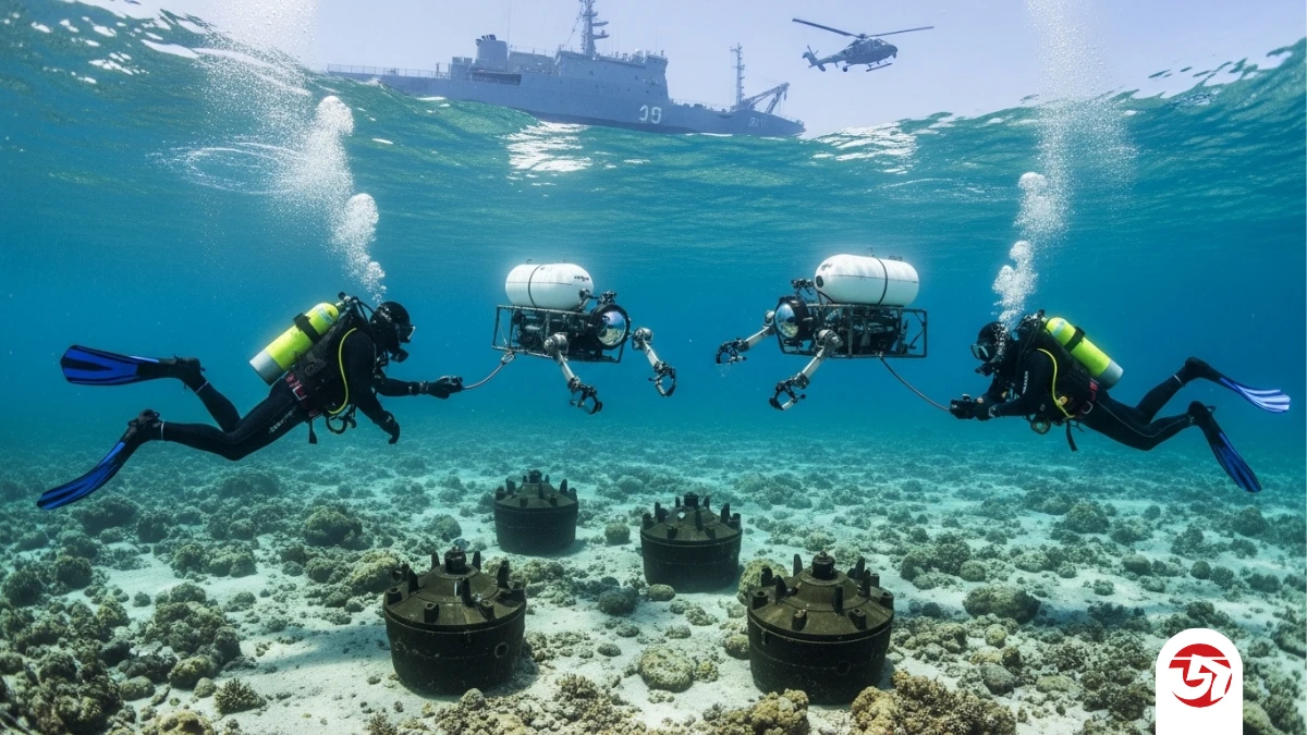 হরমুজ প্রণালিতে মাইন সরাতে কত সময় লাগবে যুক্তরাষ্ট্রের?
