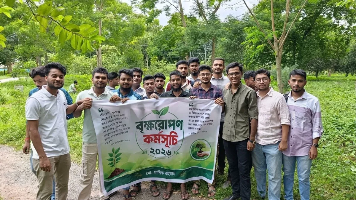 বীজ সংগ্রহ থেকে চারা উৎপাদন, ইবি ক্যাম্পাস সবুজায়নে মানিকের ব্যতিক্রমী উদ্যোগ