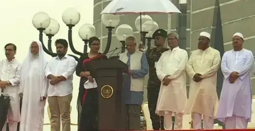‘জুলাই ঘোষণাপত্র’ পাঠ করলেন প্রধান উপদেষ্টা , জানুন কী কী আছে তাতে
