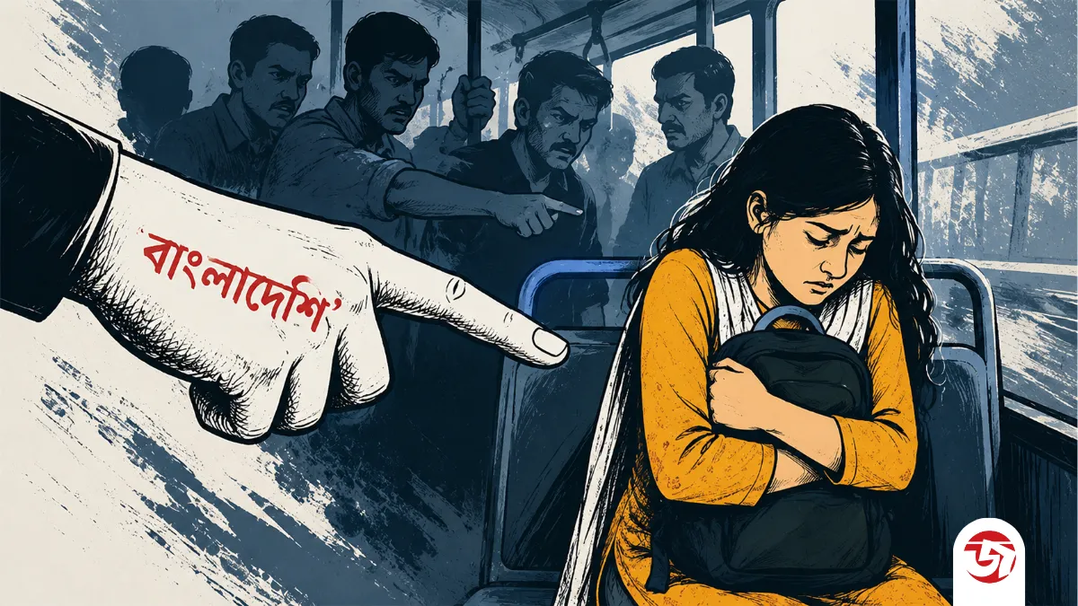 কলকাতার বাসে ত্রিপুরার তরুণীকে ‘বাংলাদেশি’ বলে হেনস্তার ঘটনায় নিন্দার ঝড়
