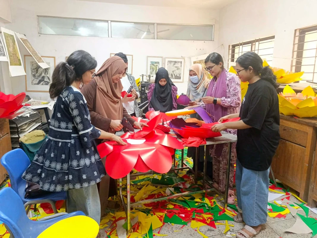 বাংলা বর্ষবরণে প্রস্তুত হচ্ছে জগন্নাথ বিশ্ববিদ্যালয়