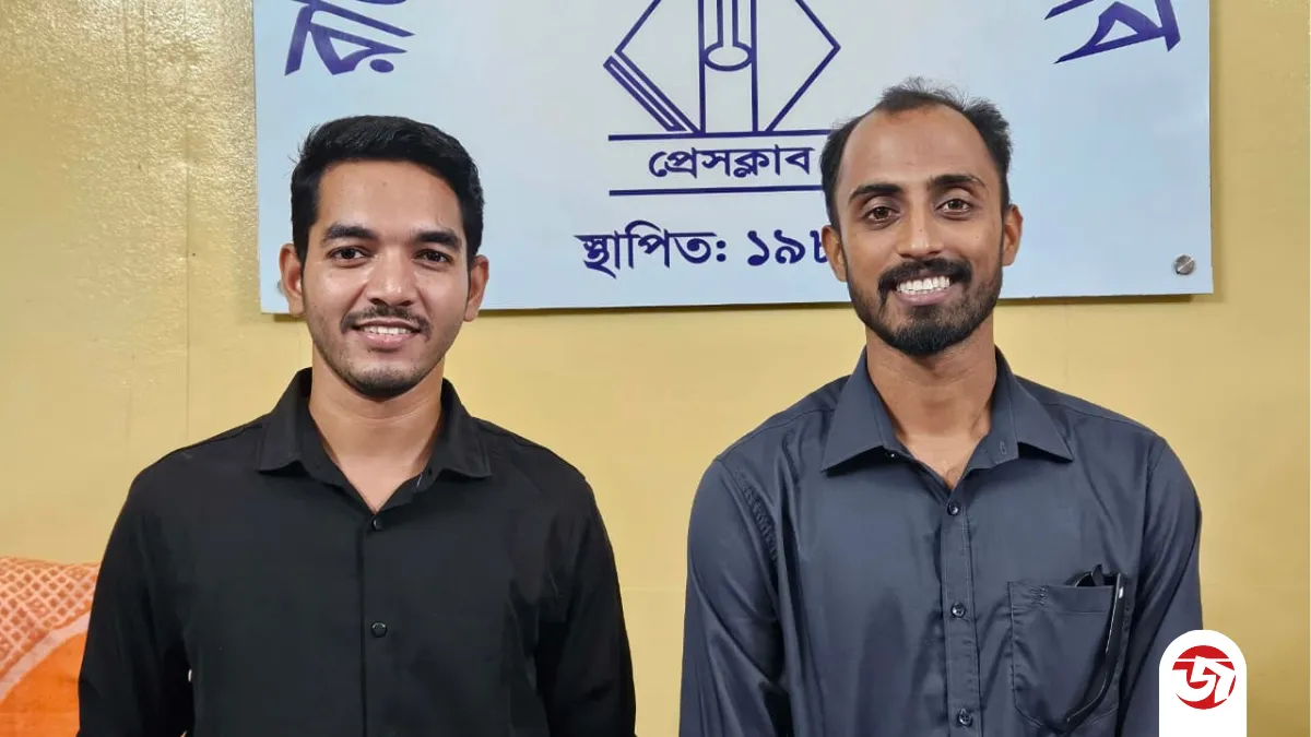 রাজশাহী বিশ্ববিদ্যালয় প্রেসক্লাবের সভাপতি ধ্রুব, সম্পাদক জিসান