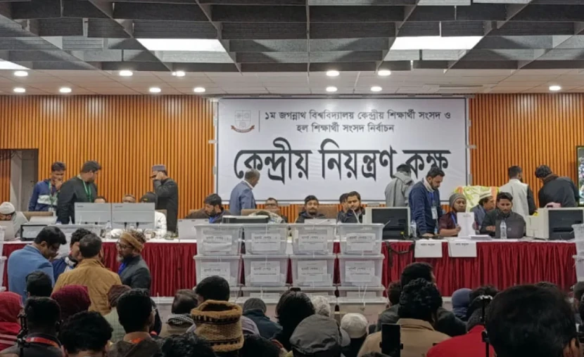 জকসুর ২৩ কেন্দ্রের ফল, ফের ভিপি-জিএস-এজিএসেে এগিয়ে শিবির