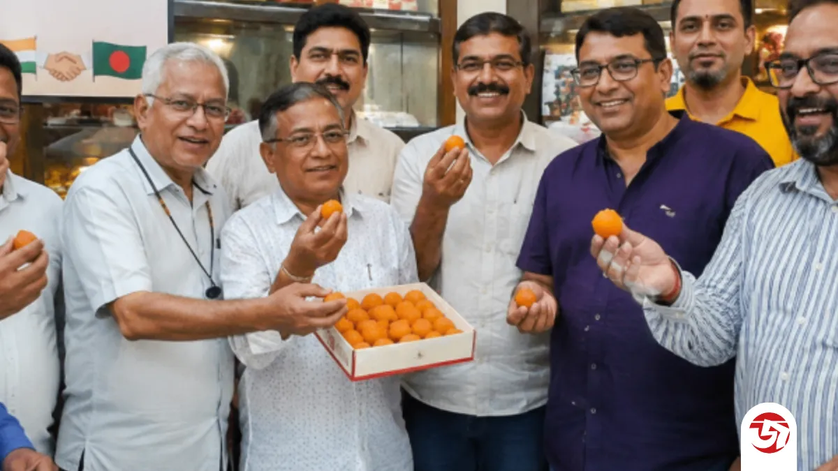 বাংলাদেশে ভারতের ভ্রমণ ভিসা চালুর খবরে মিষ্টিমুখ করেছেন কলকাতার ব্যবসায়ীরা