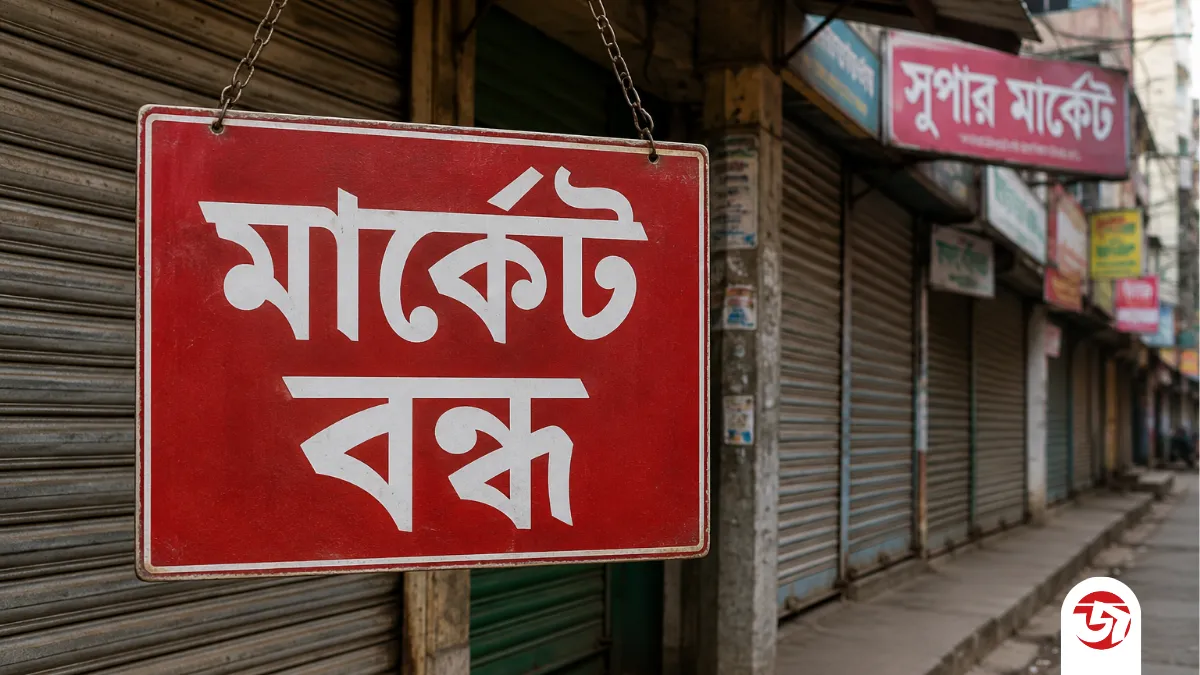 আজ ঢাকার যেসব এলাকায় মার্কেট বন্ধ