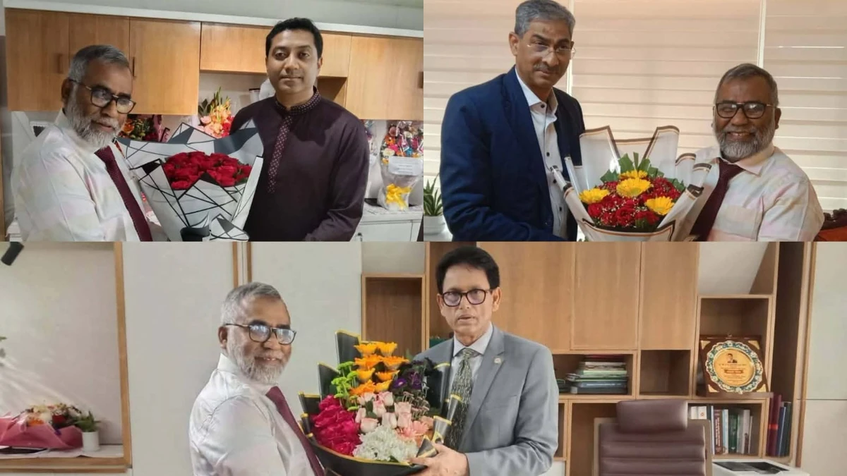 শিক্ষামন্ত্রী-প্রতিমন্ত্রী ও পানিসম্পদ মন্ত্রীর সঙ্গে ইবি উপাচার্যের সৌজন্য সাক্ষাৎ