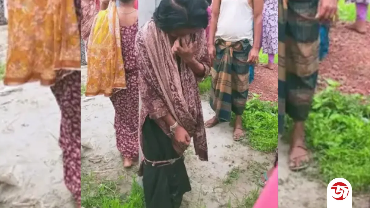 পুকুরে মিলল ৯ মাসের শিশুর মরদেহ, খুঁটিতে বেঁধে পুলিশে দেওয়া হলো মাকে