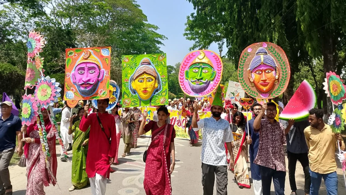 লোকজ ঐতিহ্যের ছোঁয়ায় ইবিতে নববর্ষ উদযাপন