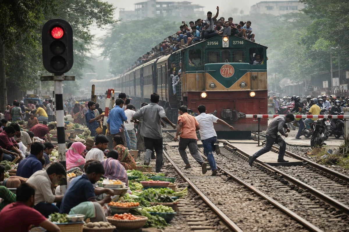 রেললাইনে ঝুঁকিপূর্ণ চলাচল - আইনের দুর্বল প্রয়োগে বাড়ছে মৃত্যুর মিছিল