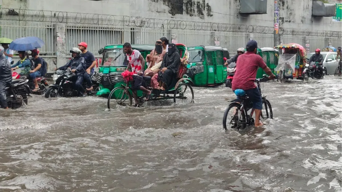 গত ২৪ ঘণ্টায় ঢাকায় ৯৭ মিলিমিটার বৃষ্টি