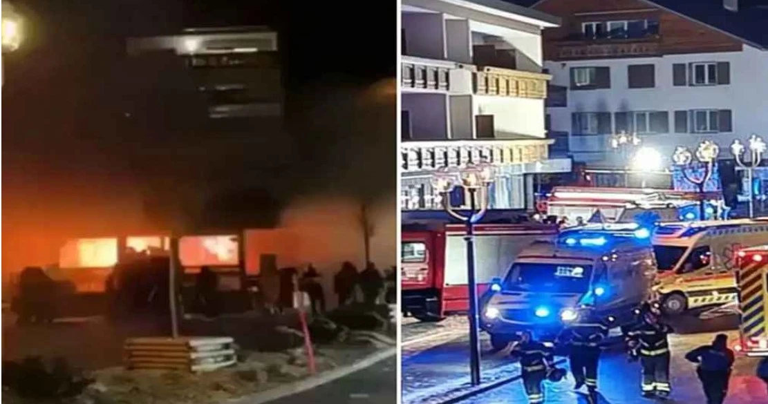 থার্টিফার্স্ট নাইটে সুইজারল্যান্ডে মদের দোকানে বিস্ফোরণঃ অন্তত ৪০ জন নিহত