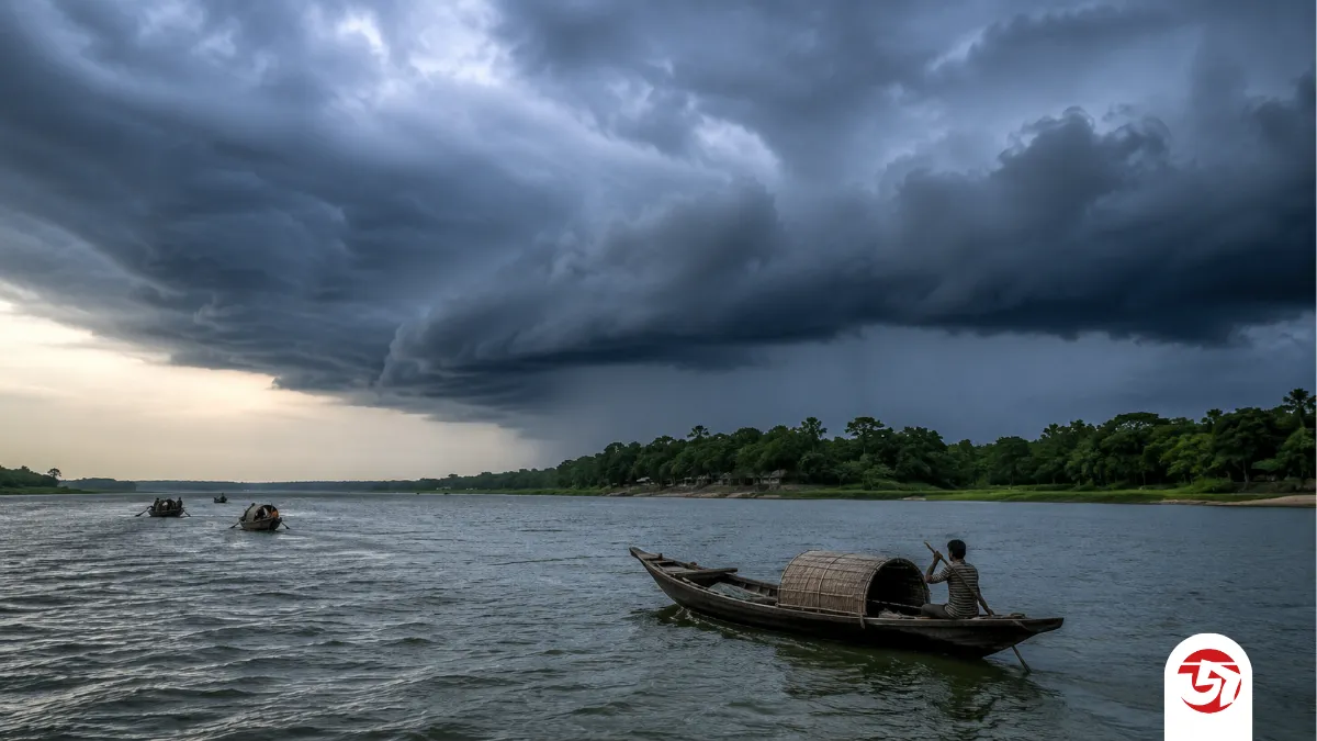 যেসব অঞ্চলে রাত ১টার মধ্যে বজ্রবৃষ্টিসহ ঝড় হতে পারে