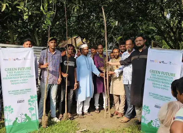 মুন্সি ফাউন্ডেশন, রোটারি ও বি পজেটিভের উদ্যোগে কুষ্টিয়ার কুমারখালিতে বৃক্ষরোপণ ও পরিবেশ সচেতনতা কর্মশালা অনুষ্ঠিত