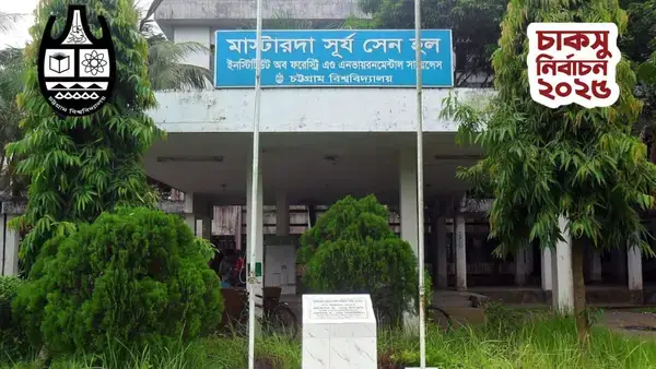 চবির মাস্টার দ্য সূর্যসেন হল সংসদের ফলাফল ঘোষণা