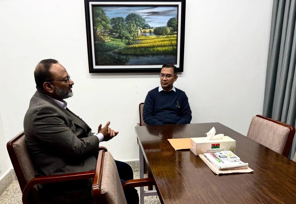 তারেক রহমানের সঙ্গে ঢাবি উপাচার্যের সাক্ষাৎ