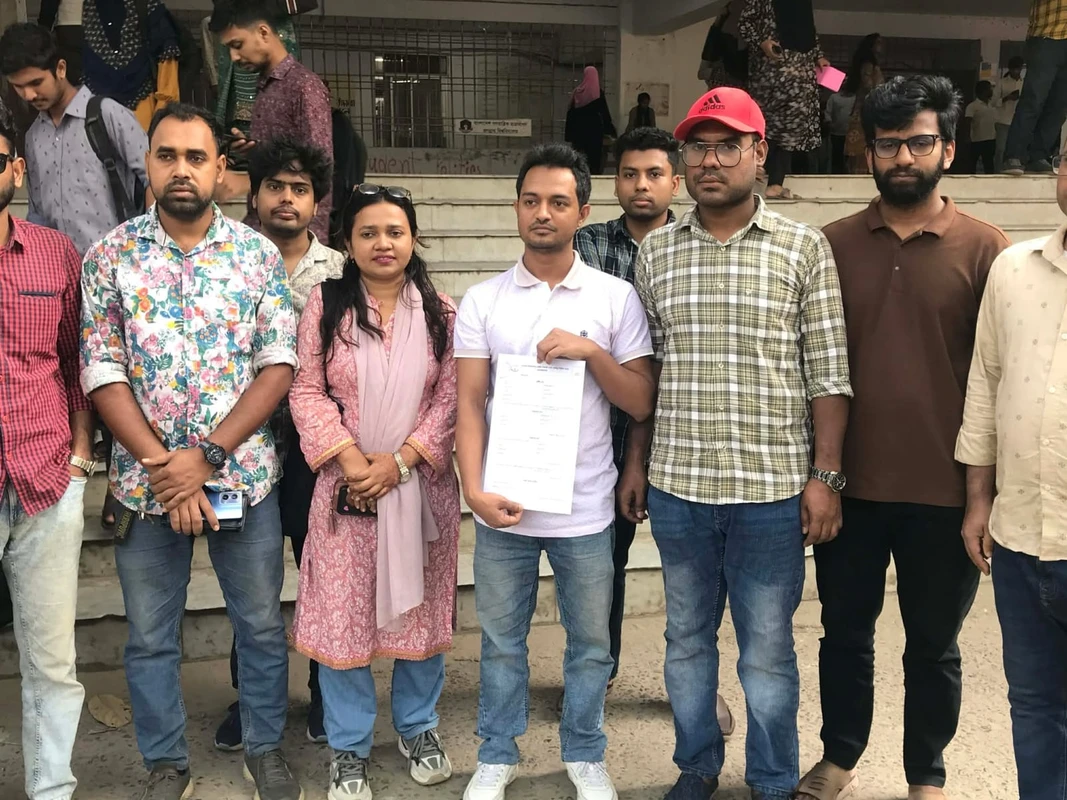 ‎স্বতন্ত্র প্রার্থী হিসেবে ভিপি পদে মনোনয়ন নিলেন জবি ছাত্রদল নেতা