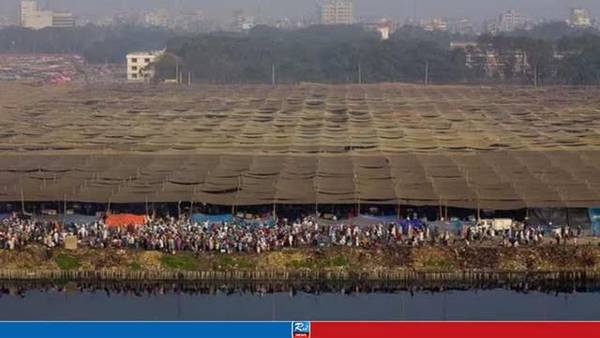 তুরাগ তীরে প্রস্তুত ইজতেমার মাঠ, আসতে শুরু করেছেন মুসল্লিরা