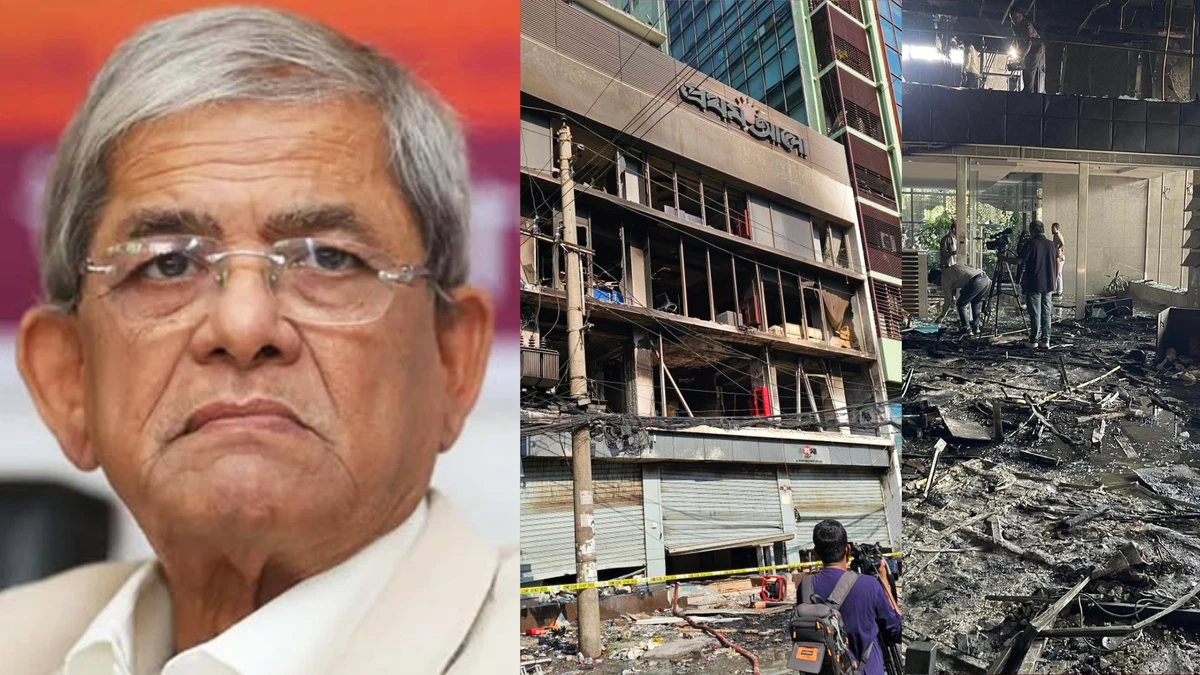 প্রথম আলো ও ডেইলি স্টারে হামলা ও অগ্নিসংযোগের ঘটনায় মির্জা ফখরুলের নিন্দা