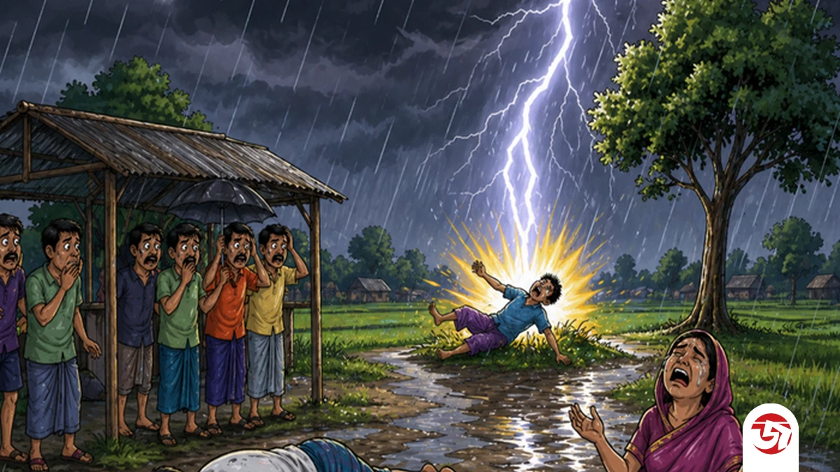 বজ্রপাতে ৬ জেলায় ১২ জনের প্রাণহানি