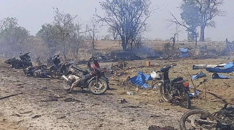 নির্বাচনের সময় জান্তার বিমান হামলা নিহত অন্তত ১৭০