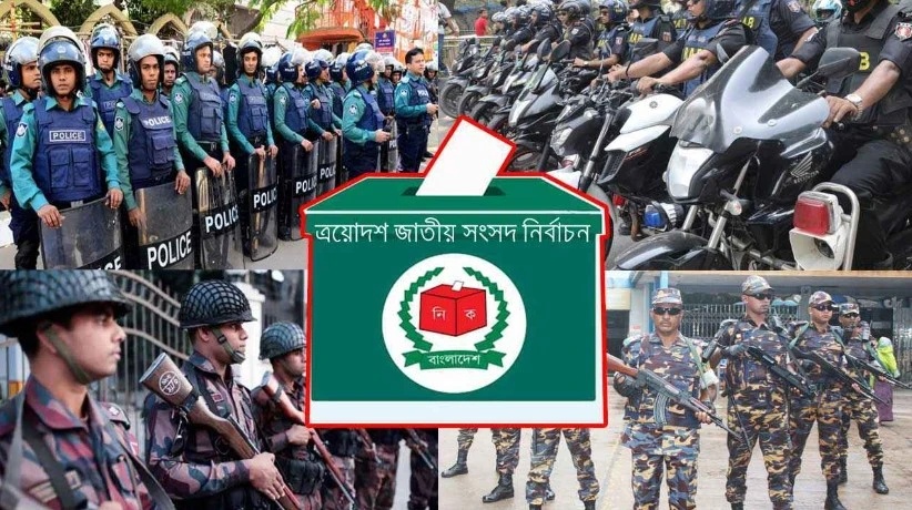 জেনে নিন আপনার কেন্দ্রে কতজন পুলিশ সেনাবাহিনী মোতায়েন থাকবে