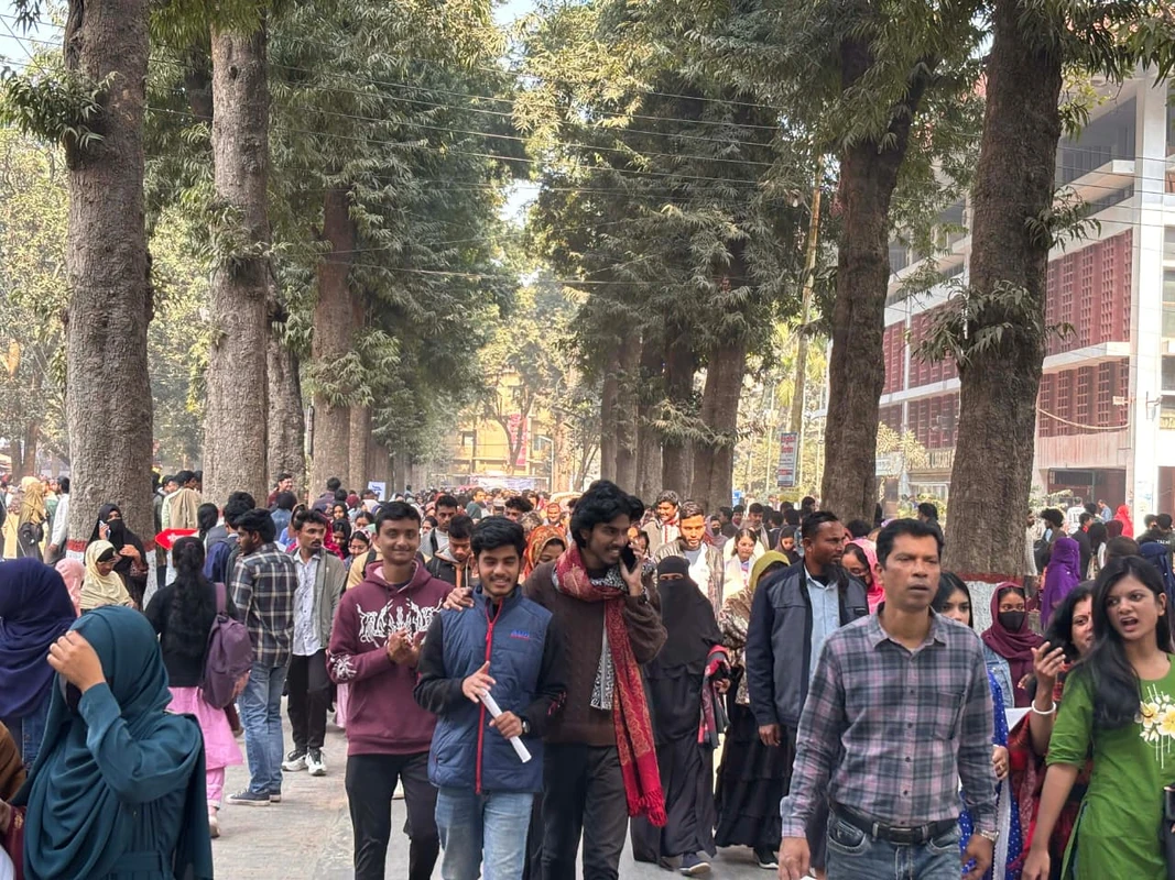 রাবির 'বি' ইউনিটের ভর্তি পরিক্ষা সম্পন্ন, আসনপ্রতি লড়েছেন ৫৪ জন ভর্তিচ্ছু