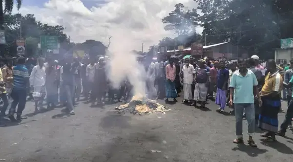 ভাঙ্গা উপজেলা পরিষদে হামলা, ভাঙচুর-অগ্নিসংযোগ