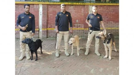 নিলামে উঠছে ডিএমপির তিন কুকুর